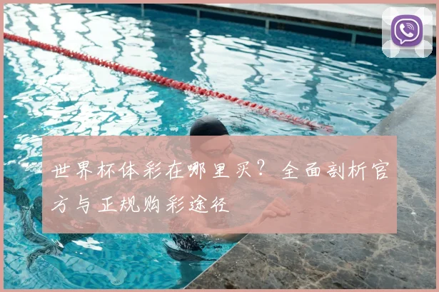 世界杯体彩在哪里买?全面剖析官方与正规购彩途径